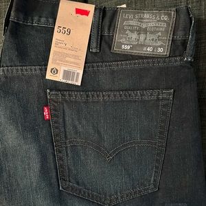 NWT men’s Levi’s jeans, relax fit 559 brand new with tags